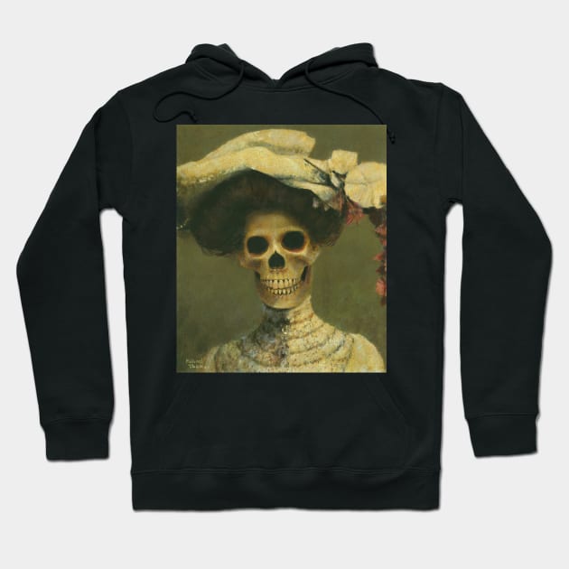 The Late Miss Victorian Gothic Hoodie by mictomart